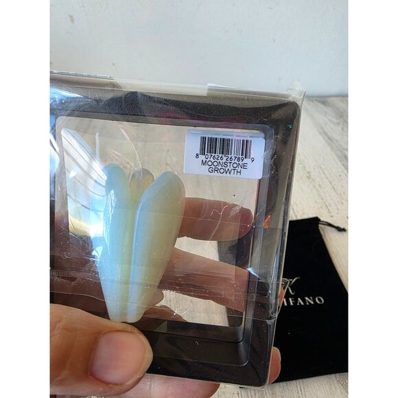 Kalifano moonstone growth Angel cherub statue figurine - Picture 5 of 5